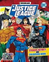 Justice League Stickers Activity and Colouring Book